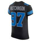 Kooe D.Lions #97 Aidan Hutchinson Black Alternate Vapor F.U.S.E. Elite Stitched Jerseys