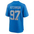 Kooe D.Lions #97 Aidan Hutchinson Blue Alternate Game Stitched Jerseys