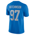 Kooe D.Lions #97 Aidan Hutchinson Blue Vapor F.U.S.E. Alternate Limited Stitched Jerseys