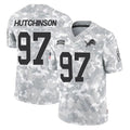 Kooe D.Lions #97 Aidan Hutchinson Player Arctic Camo Salute To Service Limited Stitched Jerseys
