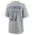 Kooe D.Lions #97 Aidan Hutchinson Player Grey Atmosphere Fashion Stitched Jerseys