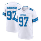 Kooe D.Lions #97 Aidan Hutchinson Player White Alternate Home Game Stitched Jerseys