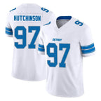 Kooe D.Lions #97 Aidan Hutchinson Player White Limited Vapor F.U.S.E. Alternate Home Game Stitched Jerseys