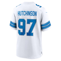 Kooe D.Lions #97 Aidan Hutchinson White Game Stitched Jerseys