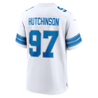 Kooe D.Lions #97 Aidan Hutchinson White Game Stitched Jerseys