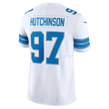 Kooe D.Lions #97 Aidan Hutchinson White Vapor F.U.S.E. Limited Stitched Jerseys
