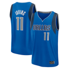 Kooe D.Mavericks #11 Kyrie Irving Blue Fast Break Replica Player Jerseys - Icon Edition