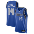 Kooe D.Mavericks #14 Morez Johnson Jr. Blue Swingman Jerseys - Icon Edition