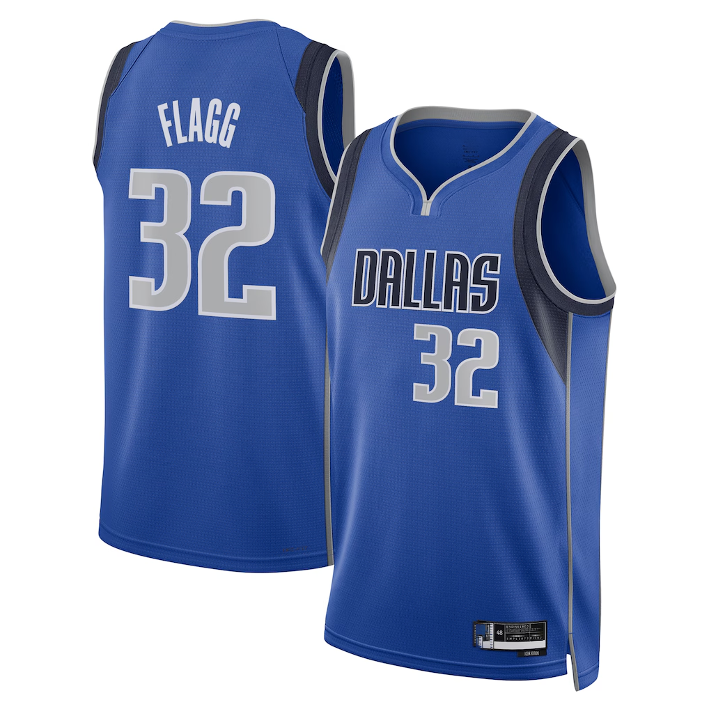 Kooe D.Mavericks #32 Cooper Flagg Blue 2025  Draft First Round Pick Swingman Jerseys - Icon Edition