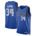 Kooe D.Mavericks #34 Santi Aldama Blue Icon Edition Swingman Stitched Jerseys