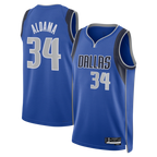 Kooe D.Mavericks #34 Santi Aldama Blue Icon Edition Swingman Stitched Jerseys