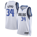 Kooe D.Mavericks #34 White Santi Aldama Association Edition Swingman Stitched Jerseys