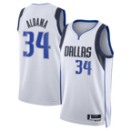 Kooe D.Mavericks #34 White Santi Aldama Association Edition Swingman Stitched Jerseys