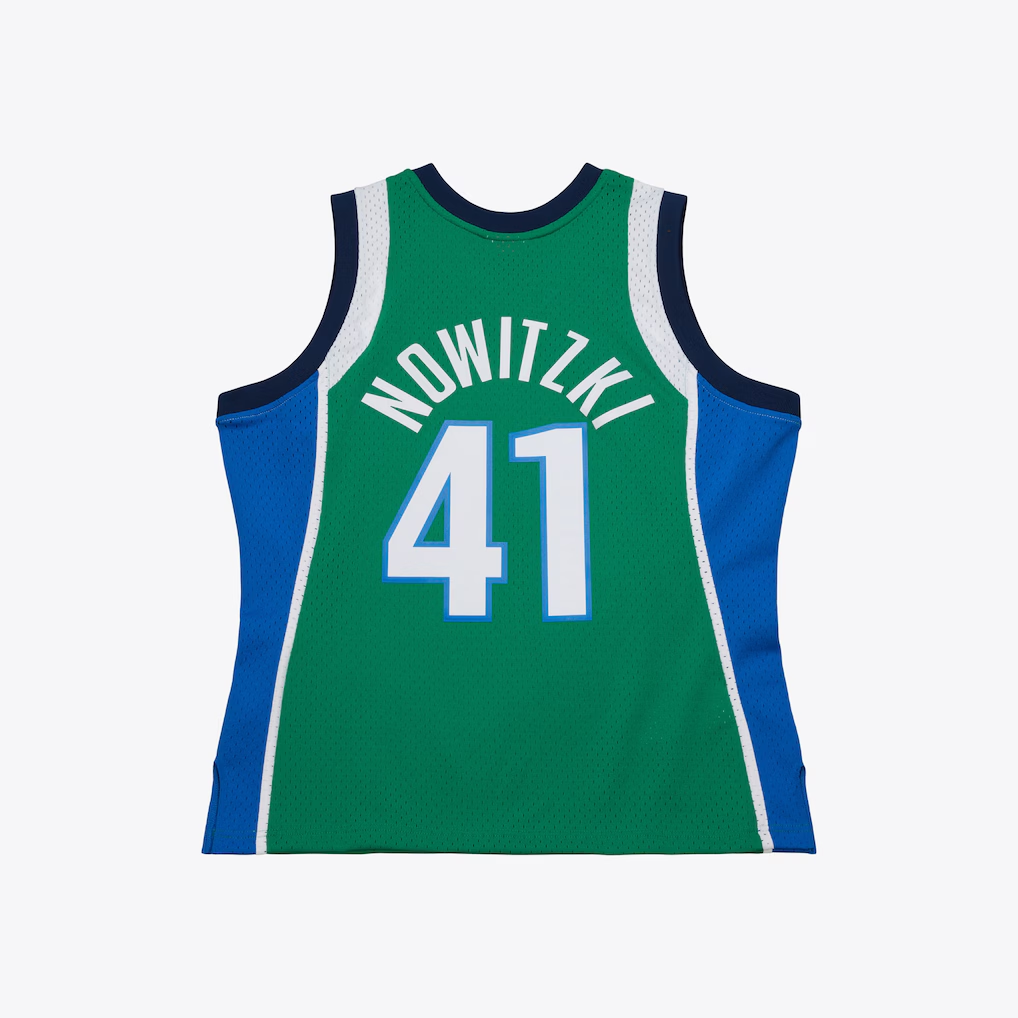 Kooe D.Mavericks #41Dirk Nowitzki Mitchell & Ness Swingman Stitched Jerseys 2004