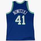 Kooe D.Mavericks #41 Dirk Nowitzki Road 1998-99 Mitchell & Ness Swingman Stitched Jerseys