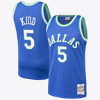 Kooe D.Mavericks #5 Jason Kidd Hardwood Classics Road Jersey By Mitchell & Ness Stitched Jerseys