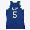 Kooe D.Mavericks #5 Jason Kidd Royal 1997 Hardwood Classics Road Swingman  By Mitchell & Ness Stitched Jerseys