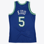 Kooe D.Mavericks #5 Jason Kidd Royal 1997 Hardwood Classics Road Swingman  By Mitchell & Ness Stitched Jerseys