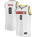 Kooe D.Nuggets #0 Christian Braun  White Fast Break Player Jerseys - Association Edition