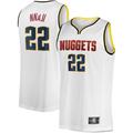 Kooe D.Nuggets #22 Zeke Nnaji  White Fast Break Player Jerseys - Association Edition