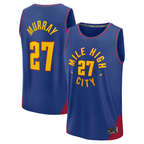 Kooe D.Nuggets #27 Jamal Murray Blue Fast Break Replica Player Jerseys - Statement Edition
