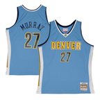 Kooe D.Nuggets #27 Jamal Murray Mitchell & Ness Powder Blue 2016-17 Throwback Swingman Jerseys