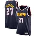 Kooe D.Nuggets #27 Jamal Murray Navy Swingman Jerseys - Icon Edition