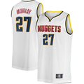 Kooe D.Nuggets #27 Jamal Murray  White Fast Break Player Jerseys - Association Edition
