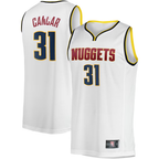 Kooe D.Nuggets #31 Vlatko Cancar White Fast Break Player Jerseys - Association Edition