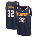 Kooe D.Nuggets #32 Aaron Gordon Navy Fast Break Replica Player Jerseys - Icon Edition