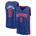 Kooe D.Pistons #9 Ausar Thompson  Blue Fast Break Jerseys - Icon Edition