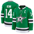 Kooe D.Stars #14 Jamie Benn Kelly Green Home Premium Jerseys