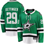 Kooe D.Stars #29 Jake Oettinger Kelly Green Home Breakaway Player Jerseys