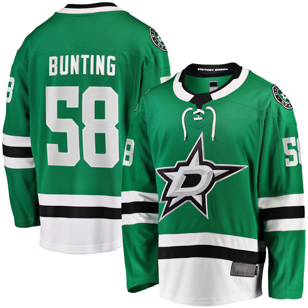 Kooe D.Stars #58 Michael Bunting Kelly Green Home Breakaway Jerseys