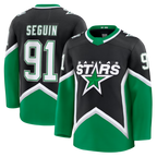Kooe D.Stars #91 Tyler Seguin Black Alternate Premium Jerseys