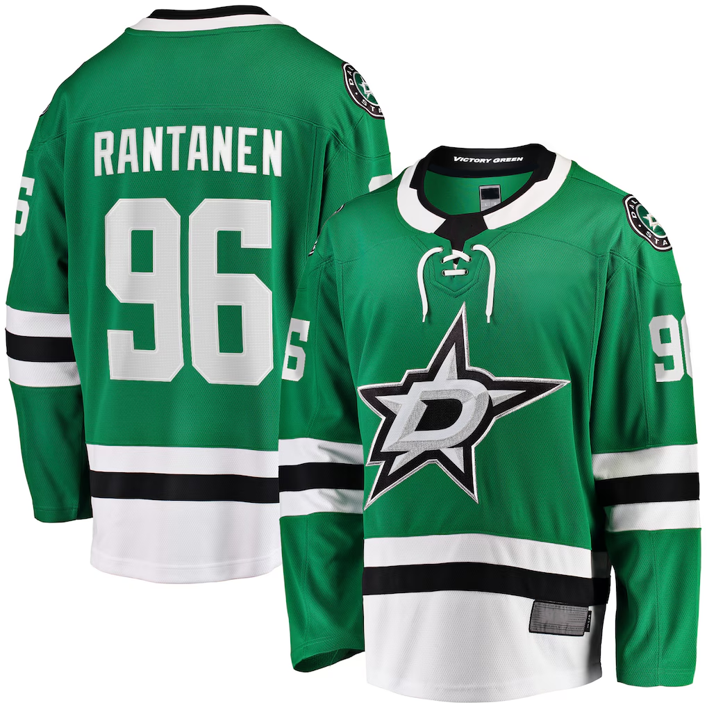Kooe D.Stars #96 Mikko Rantanen Kelly Green Home Breakaway Jerseys