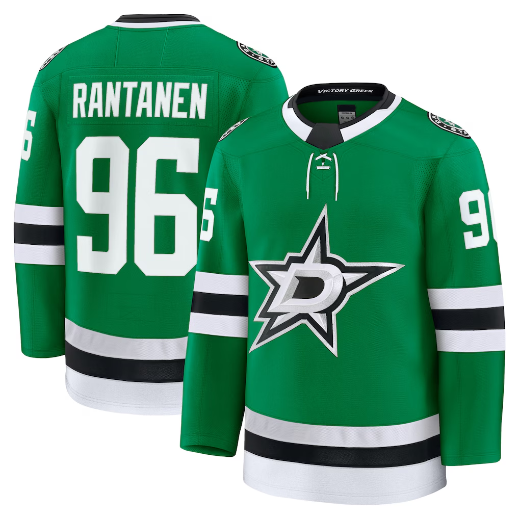 Kooe D.Stars #96 Mikko Rantanen Kelly Green Home Premium Jerseys