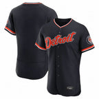Kooe D.Tigers Navy Limited Elite Home Game Blank Player Stitched Jerseys