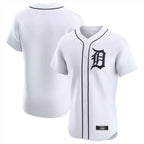 Kooe D.Tigers White Limited Elite Home Blank Player Stitched Jerseys
