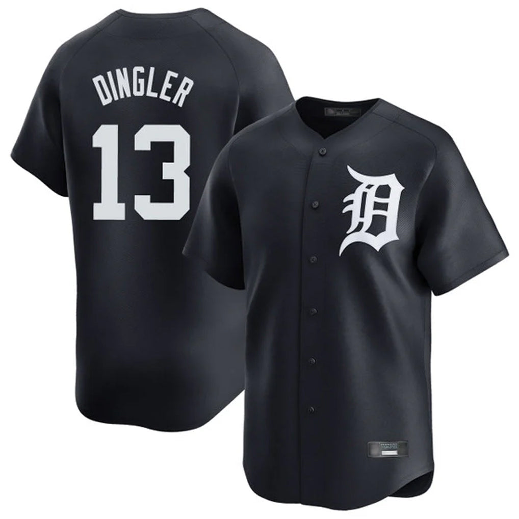 Kooe D.Tigers #13 Dillon Dingler Player Navy Home Limited Game Stitched Jerseys