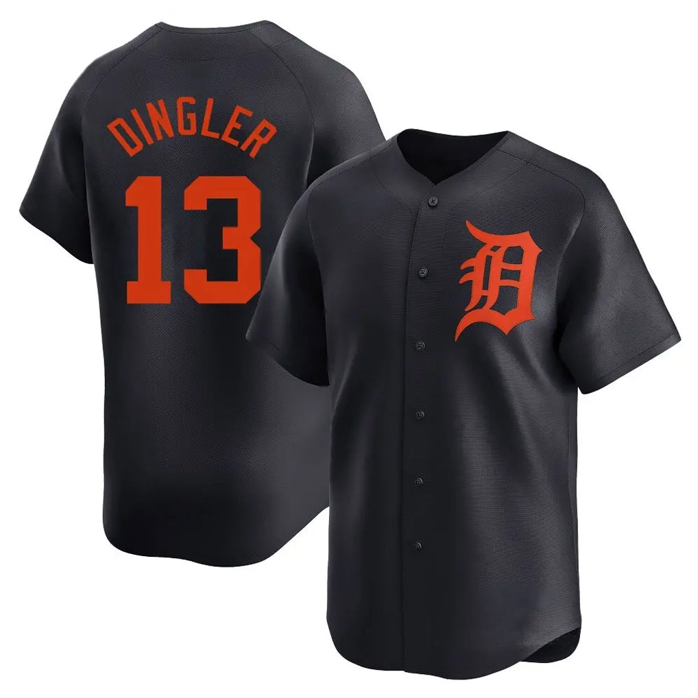 Kooe D.Tigers #13 Dillon Dingler Player Navy Home Limited Stitched Jerseys