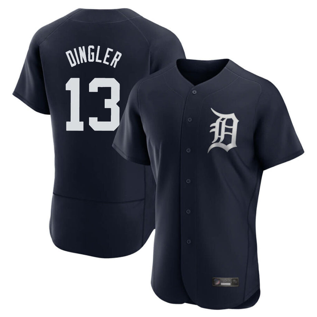 Kooe D.Tigers #13 Dillon Dingler Player Navy Limited Elite Home Stitched Jerseys