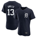 Kooe D.Tigers #13 Dillon Dingler Player Navy Limited Elite Home Stitched Jerseys
