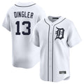 Kooe D.Tigers #13 Dillon Dingler Player White Home Limited Stitched Jerseys