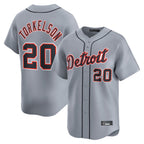 Kooe D.Tigers #20 Spencer Torkelson Player Gray Home Limited Stitched Jerseys