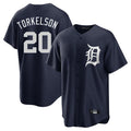 Kooe D.Tigers #20 Spencer Torkelson Player Navy Game Home Stitched Jerseys