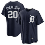 Kooe D.Tigers #20 Spencer Torkelson Player Navy Game Home Stitched Jerseys