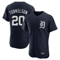 Kooe D.Tigers #20 Spencer Torkelson Player Navy Limited Elite Home Stitched Jerseys