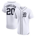 Kooe D.Tigers #20 Spencer Torkelson Player White Limited Elite Home Stitched Jerseys