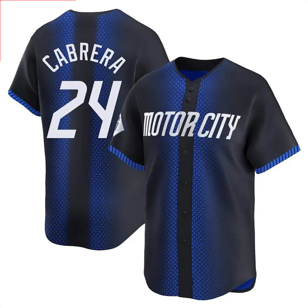 Kooe D.Tigers #24 Miguel Cabrera Player Navy City Connect Home Limited Stitched Jerseys